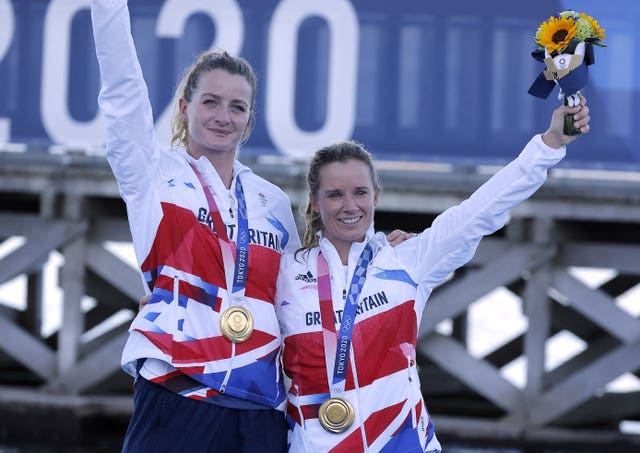 Mills and McIntyre won gold for Team GB in Tokyo 