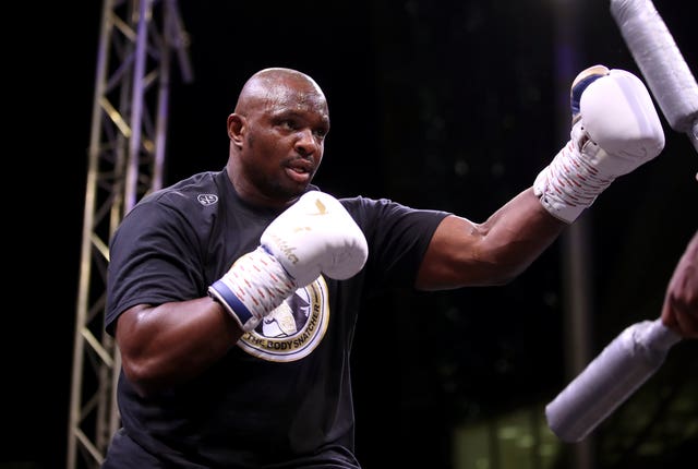 Dillian Whyte, pictured, would relish another fight with Anthony Joshua (Nick Potts/PA)