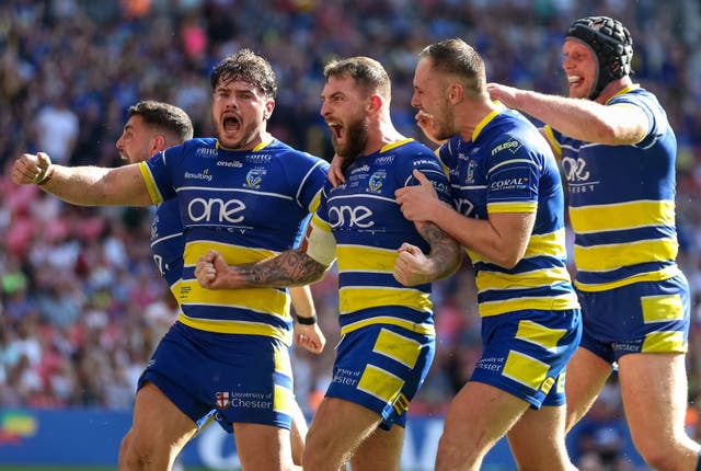 Warrington beat St Helens in last year's final