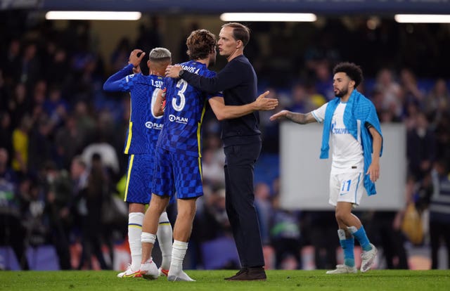 Thomas Tuchel and Marcos Alonso