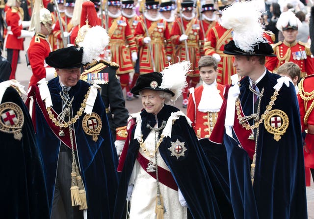 Royal Garter procession