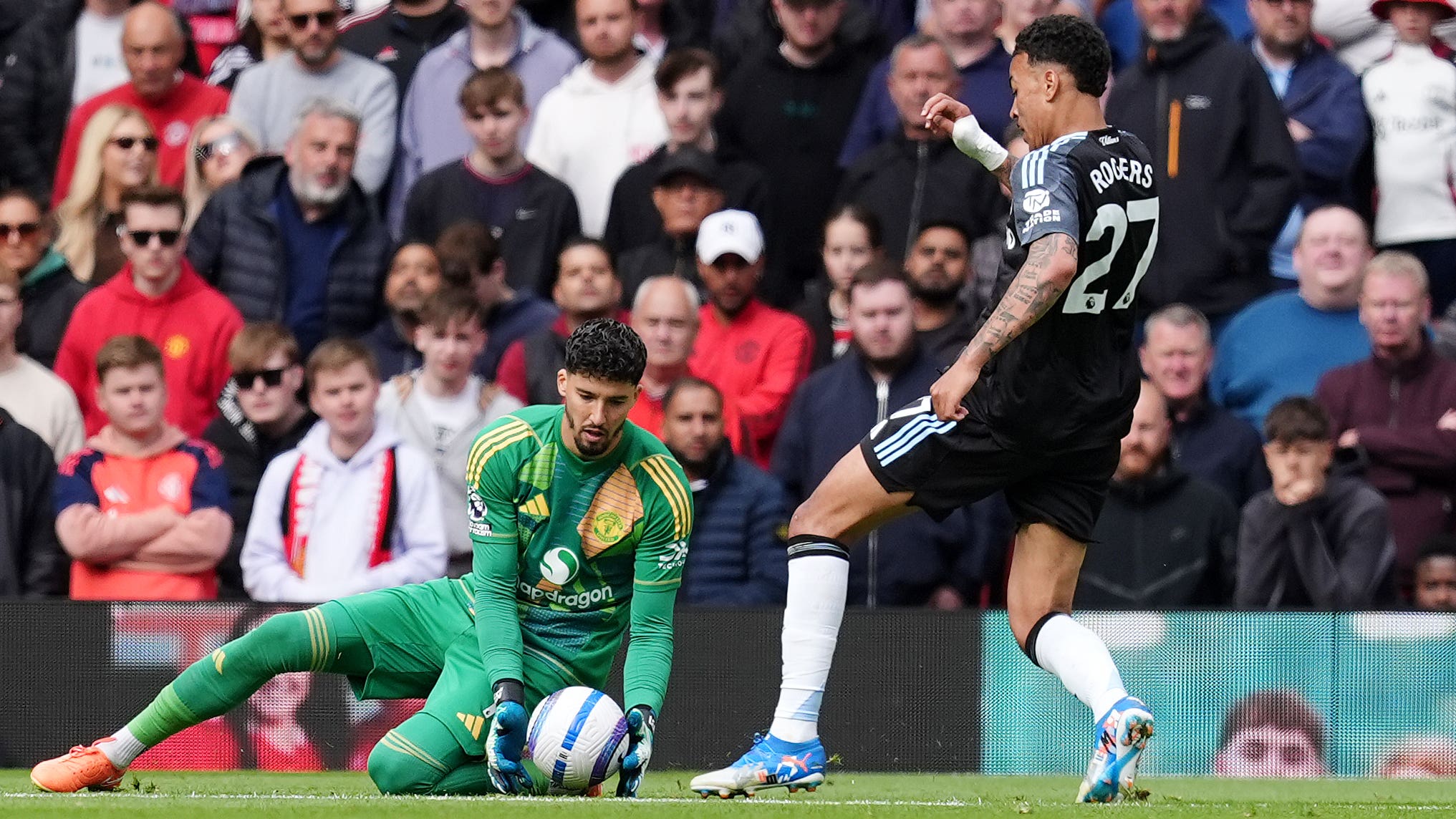 Morgan Rogers’ disallowed goal proved crucial as Aston Villa missed out on the Champions League (Martin Rickett/PA)