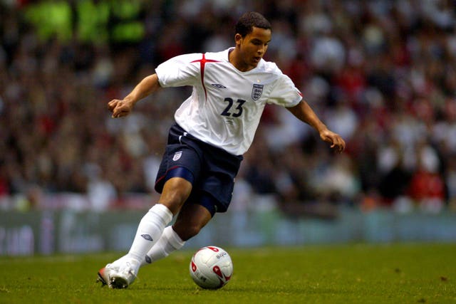Theo Walcott made his senior England debut in a friendly against Hungary in May 2006