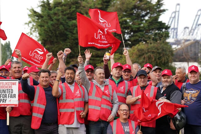 Port of Felixstowe strike