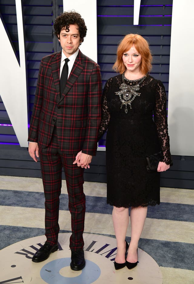 Christina Hendricks and Geoffrey Arend