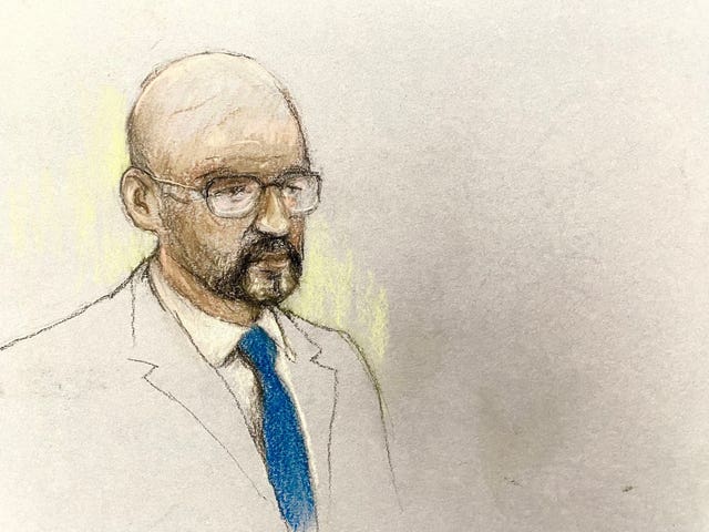 Dr Ben Dawson was giving evidence at the inquest in Exeter (Elizabeth Cook/PA)