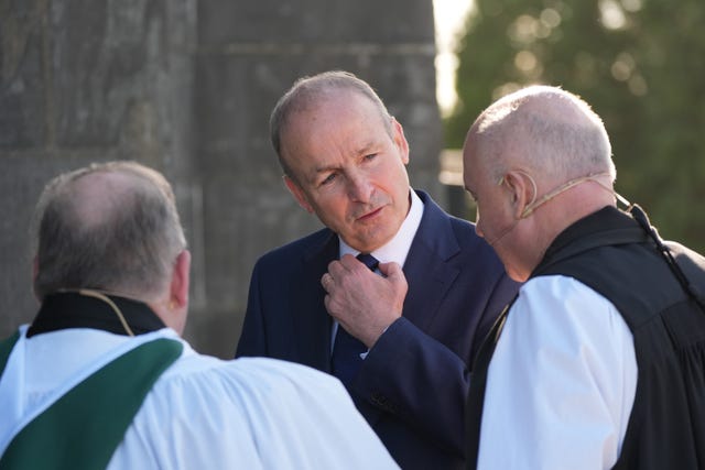 Dr Martin Mansergh funeral