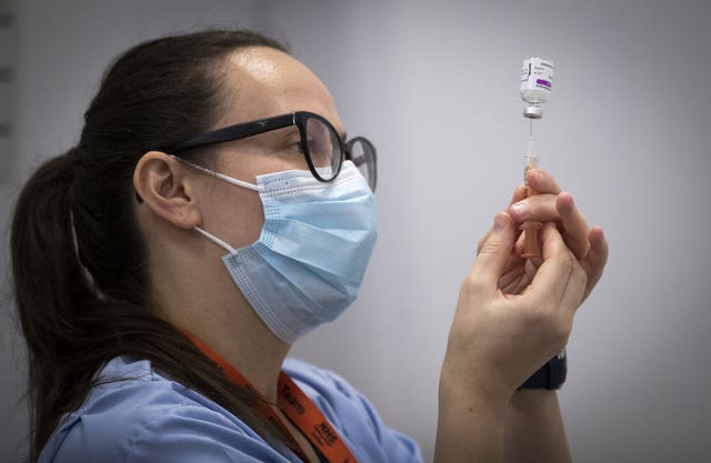 A member of the Vaccination Team in Edinburgh 