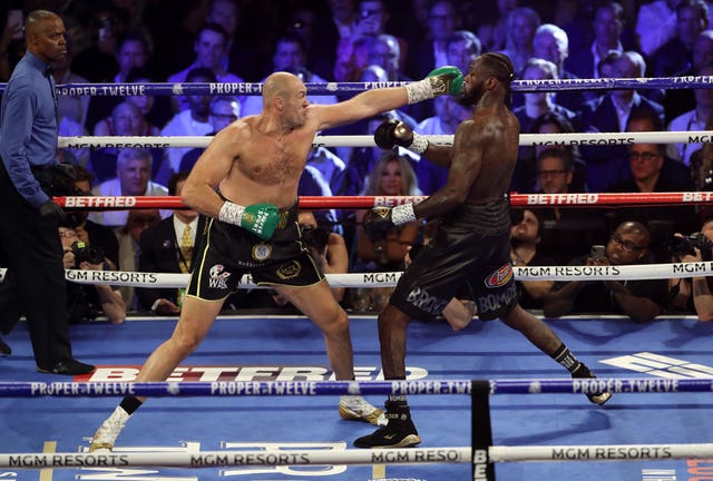 Tyson Fury started well against Deontay Wilder 