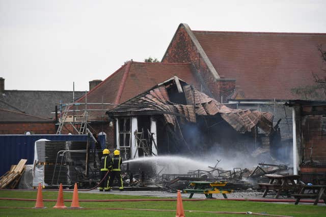 Dagenham school fire