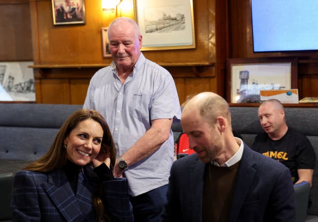 Prince and Princess of Wales in the pub