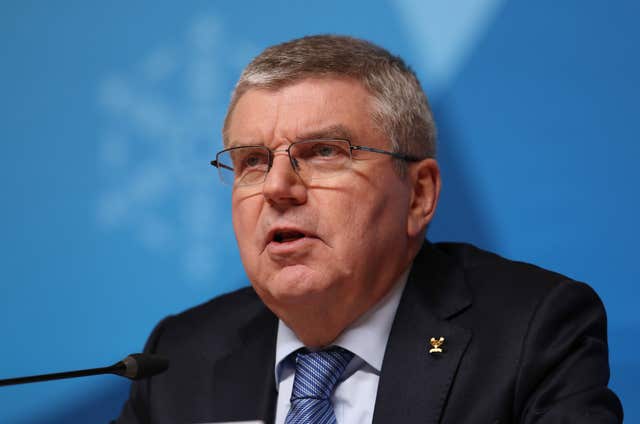 IOC president Thomas Bach (Mike Egerton/PA).