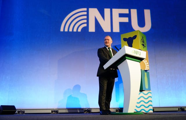 Environment Secretary Steve Reed speaking during the NFU annual conference 