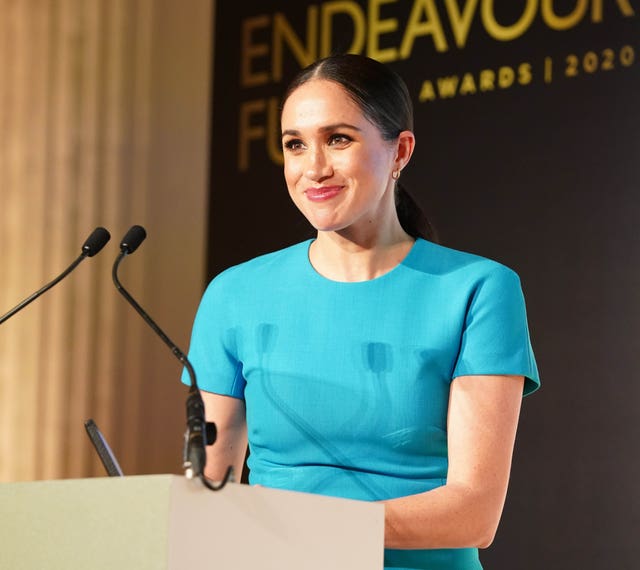 The Duke and Duchess of Sussex attend the Endeavour Fund Awards