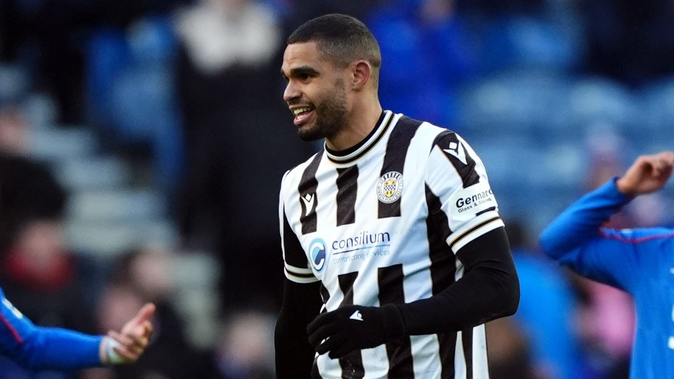 Mikael Mandron opened the scoring in St Mirren’s victory at Dundee United (Andrew Milligan/PA)