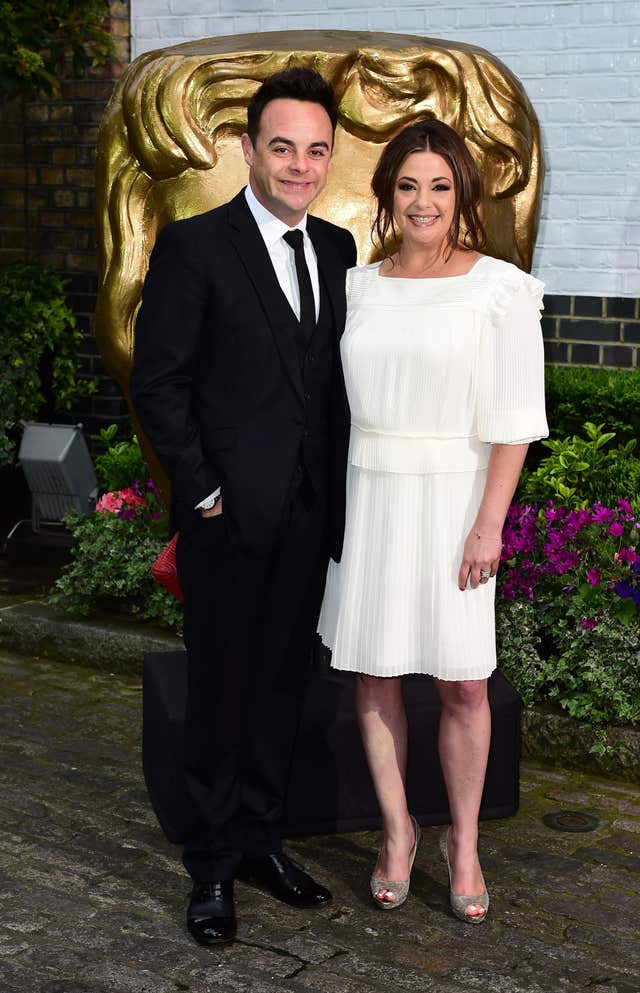 Ant McPartlin and then wife Lisa Armstrong