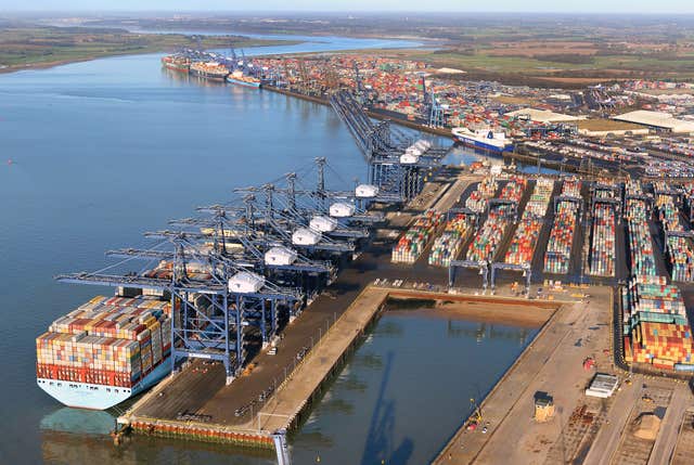 The Port of Felixstowe