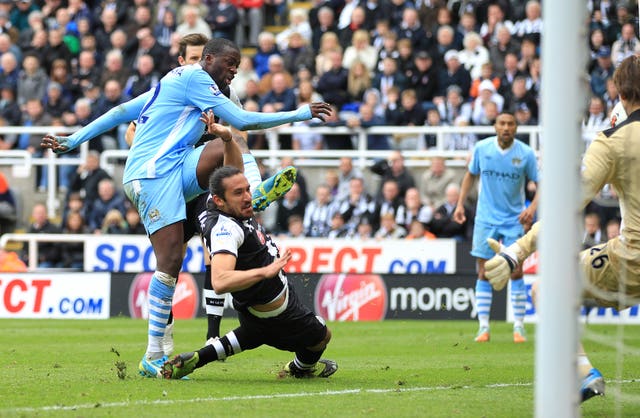 Toure's performance at Newcastle put City in sight of title glory in 2012