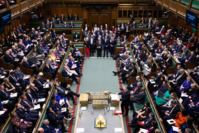 A full House of Commons for PMQs