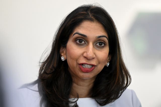 Former home secretary Suella Braverman 