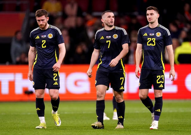 Scotland fell away towards the end against the Netherlands