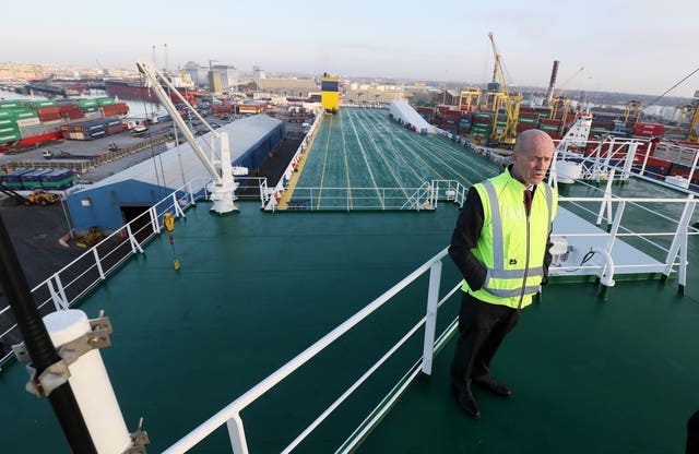 MV Laureline in Dublin Port