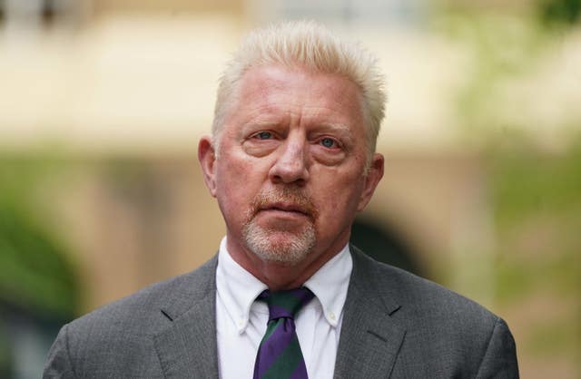 Three-time Wimbledon champion Boris Becker was jailed for hiding £2.5m of assets and loans to avoid paying his debts 