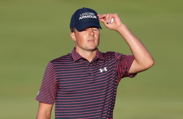 Jordan Spieth had a frustrating end to day two 