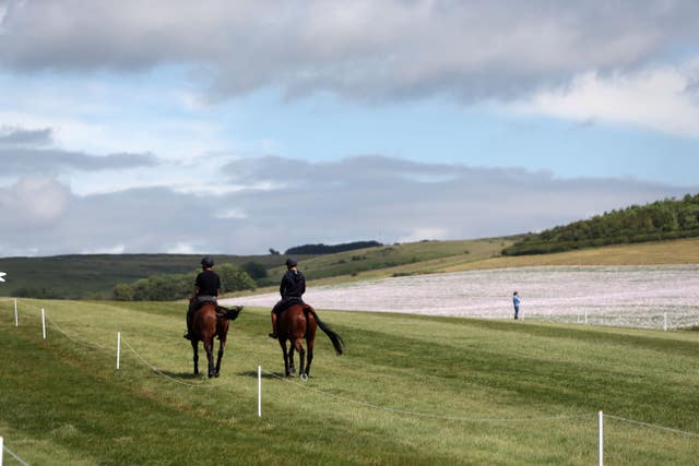 A general view of the Barbury International Horse Trials