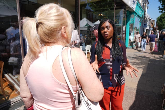 Kemi Badenoch in Epping