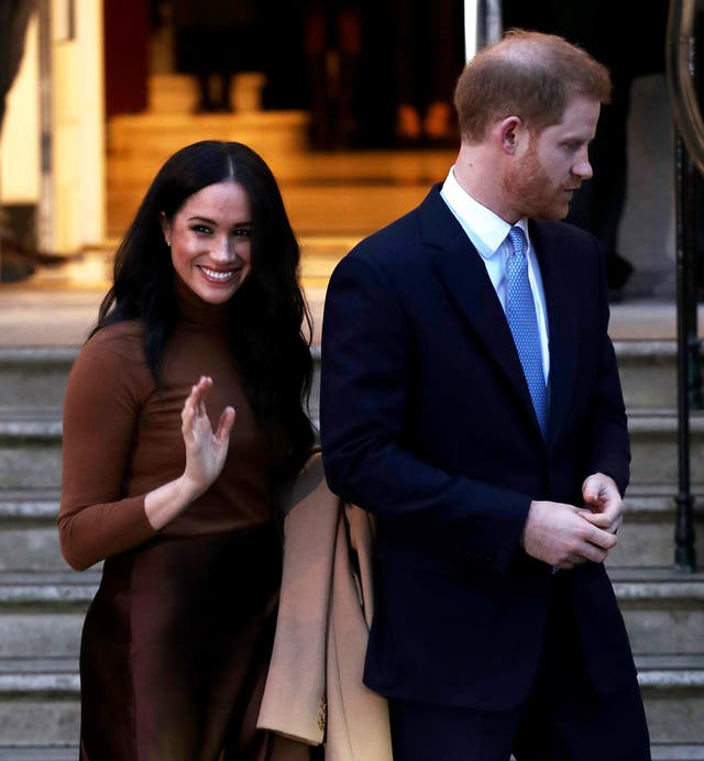 Duke and Duchess of Sussex visit to Canada House