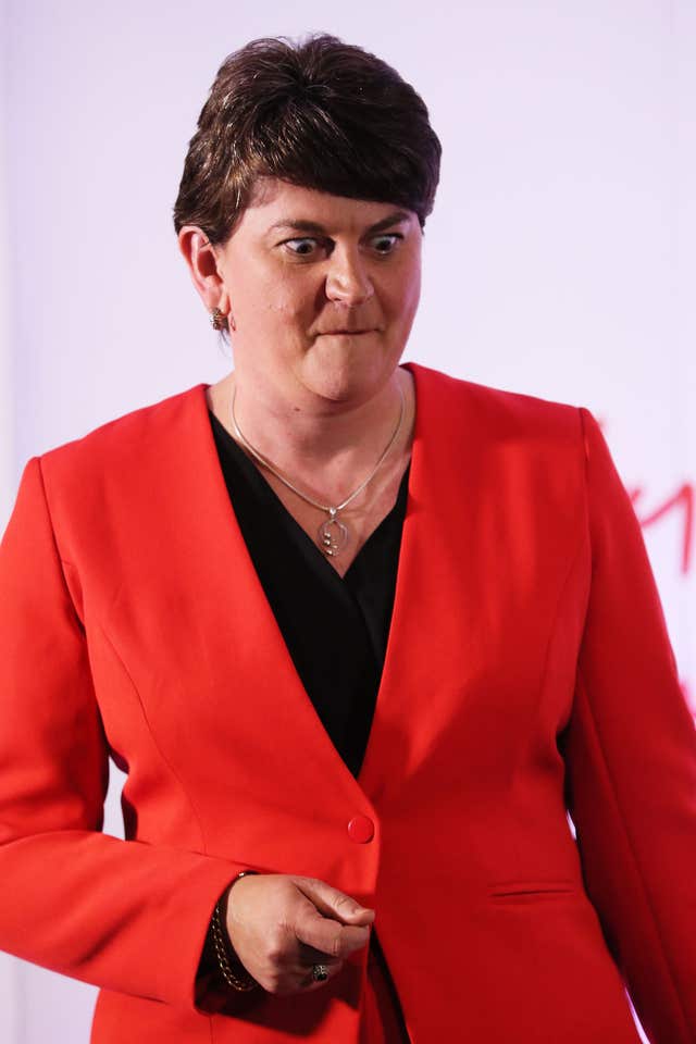 DUP leader Arlene Foster said progress had been made (PA Wire / Brian Lawless)