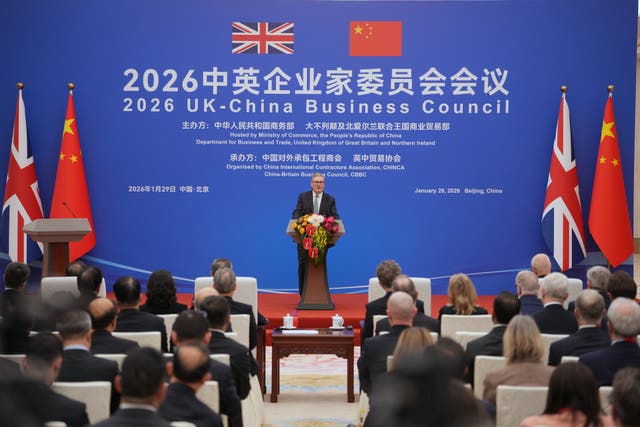 Sir Keir Starmer visit to China