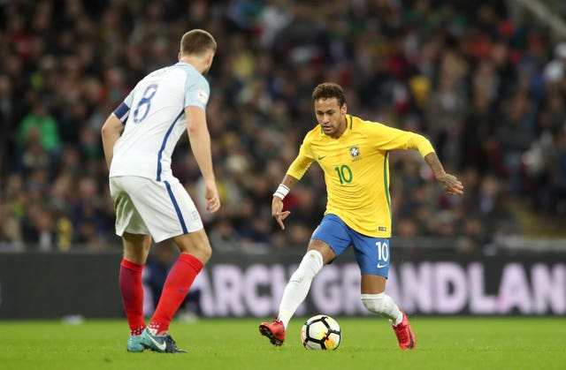 Brazil forward Neymar faces a race against time to be fit for the World Cup (Nick Potts/PA)