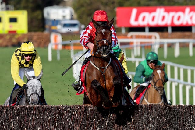 Davy Russell steered Mighty Potter to victory at the Dublin Racing Festival 