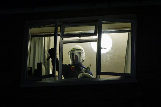 North London police raids