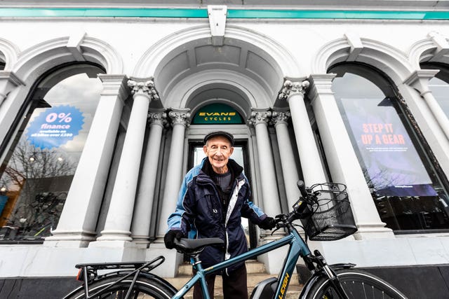 George Bailey 80-year-old paperboy