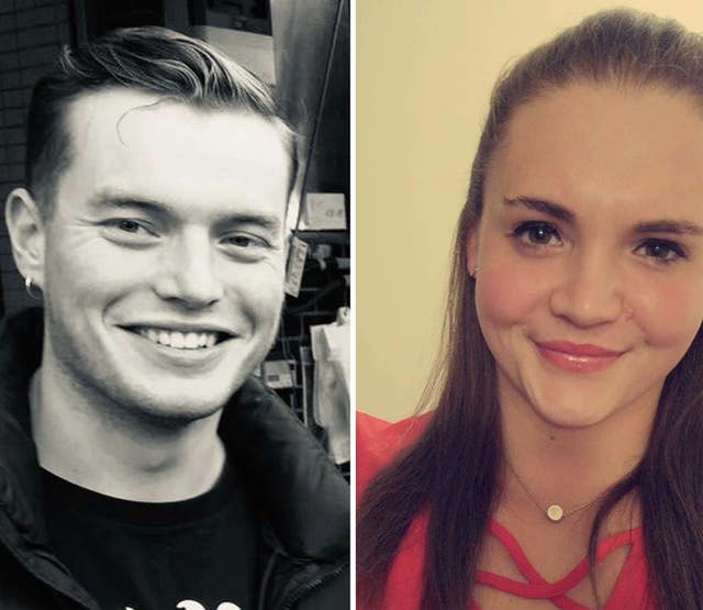 Jack Merritt, 25, and Saskia Jones, 23, who were killed in the Fishmongers' Hall attack.