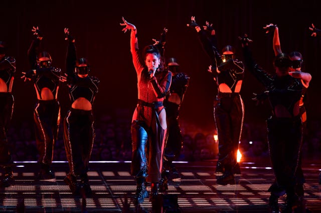Rosalia at the MTV Europe Music Awards 2018 in Bilbao