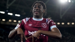 Youngster Divin Mubama scored West Ham’s fourth goal (Adam Davy/PA)