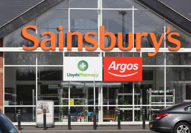 The entrance to a Sainsbury’s supermarket