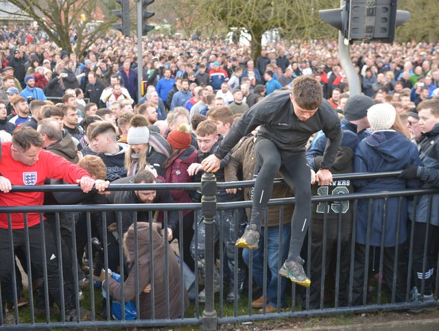 Royal Shrovetide Football Match