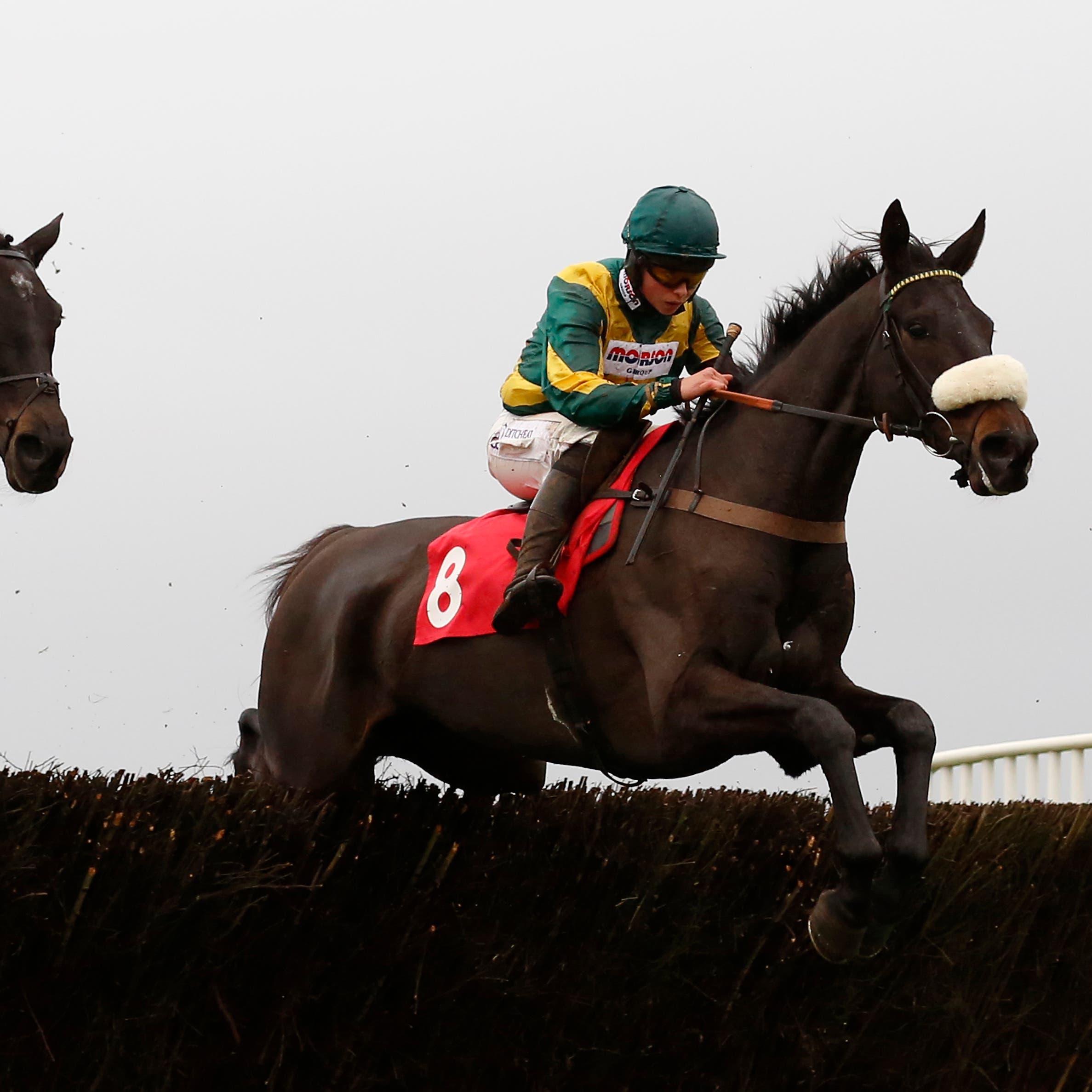 Present Man (right) on his way to winning the Badger Ales Trophy at Wincanton last year