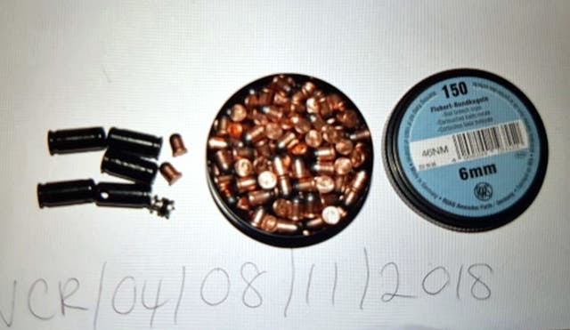 Rounds of ammunition seized