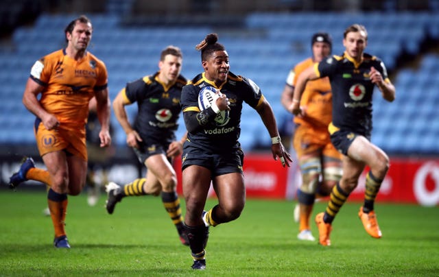 Wasps’ Paolo Odogwu is an explosive runner