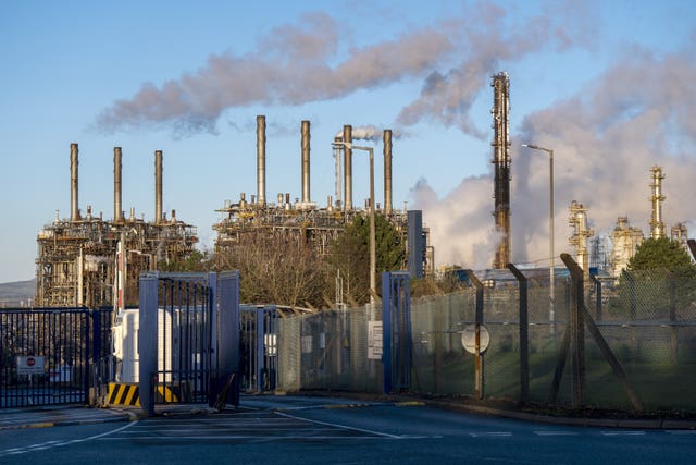 A view of the Mossmorran plant