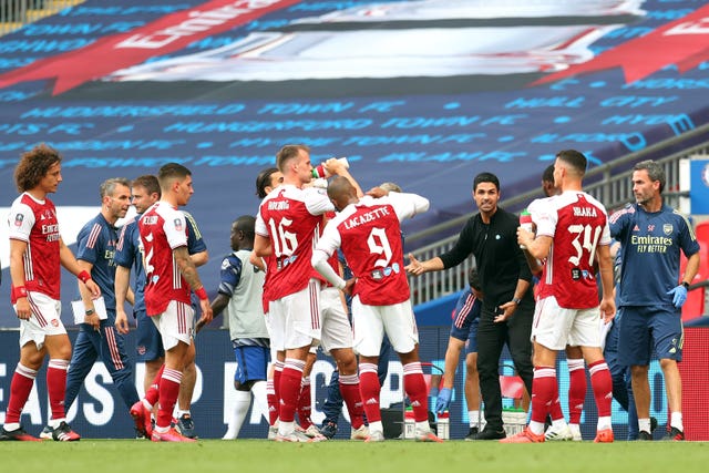 Arsenal rallied following the drinks break in the first half