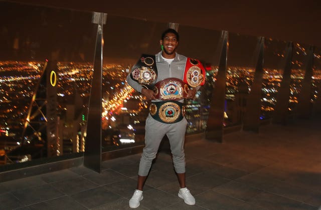 Anthony Joshua could be heading back to Saudi Arabia 