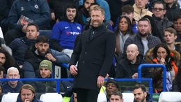 Chelsea manager Graham Potter reacts (Adam Davy/PA)