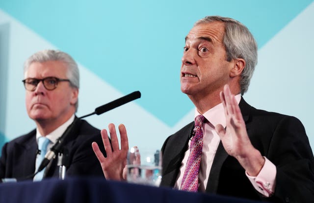 Malcolm Offord and Nigel Farage